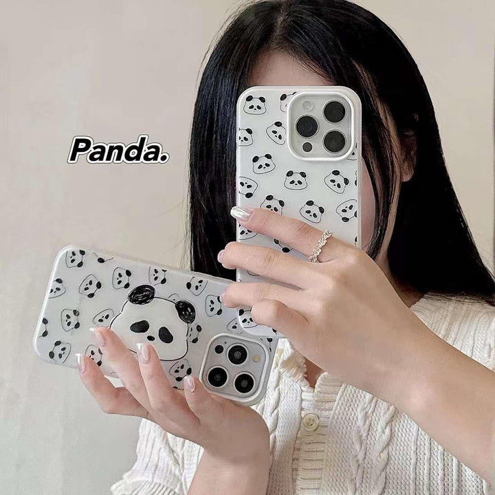 iPhone Panda Cover With Panda holder