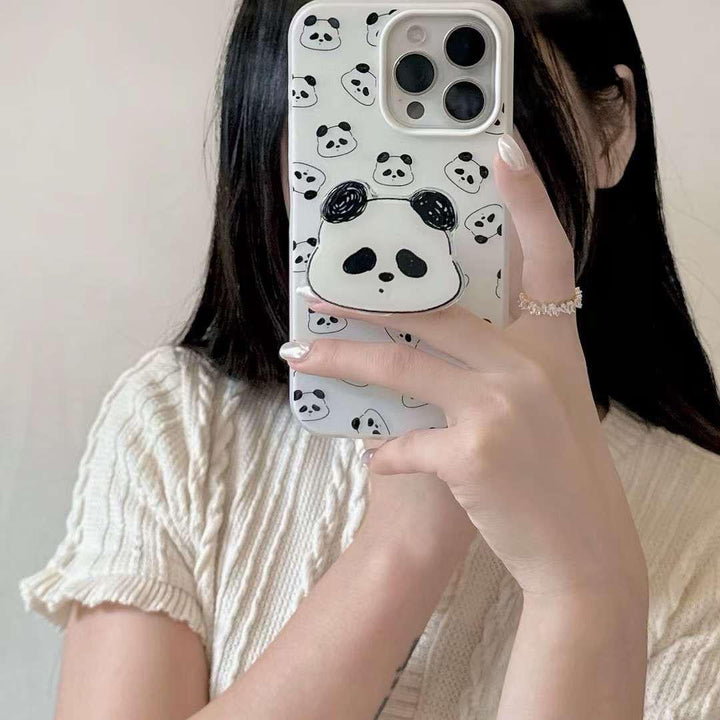 iPhone Panda Cover With Panda holder