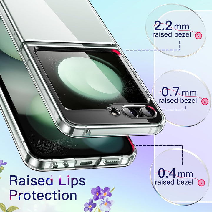 Samsung Galaxy Z Flip 5 Transparent Cristal Hard Shell Cover Case