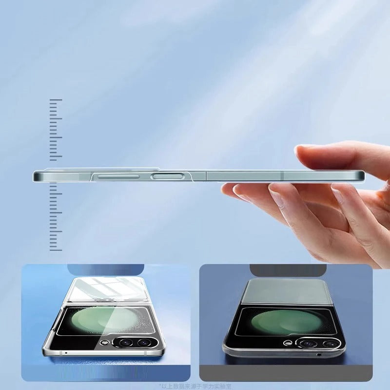 Samsung Galaxy Z Flip 5 Transparent Cristal Hard Shell Cover Case