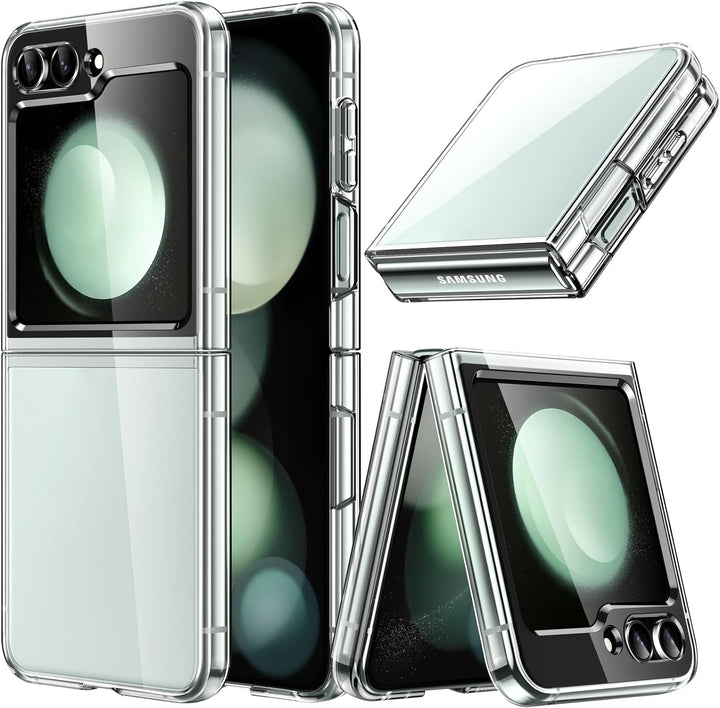 Samsung Galaxy Z Flip 5 Transparent Cristal Hard Shell Cover Case