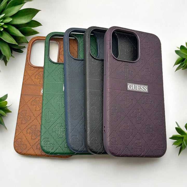 Luxury GS Fashion Leather Brand Case Cover