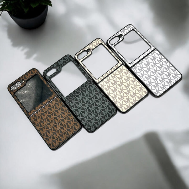 Samsung Galaxy Z Flip 5 Ultra Luxury MK Pu Leather Case Cover