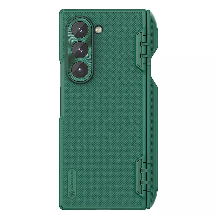 Samsung Galaxy Z Fold 6 5G Nillkin Super Frosted Shield Folding S Pen Holder Cover (Green)