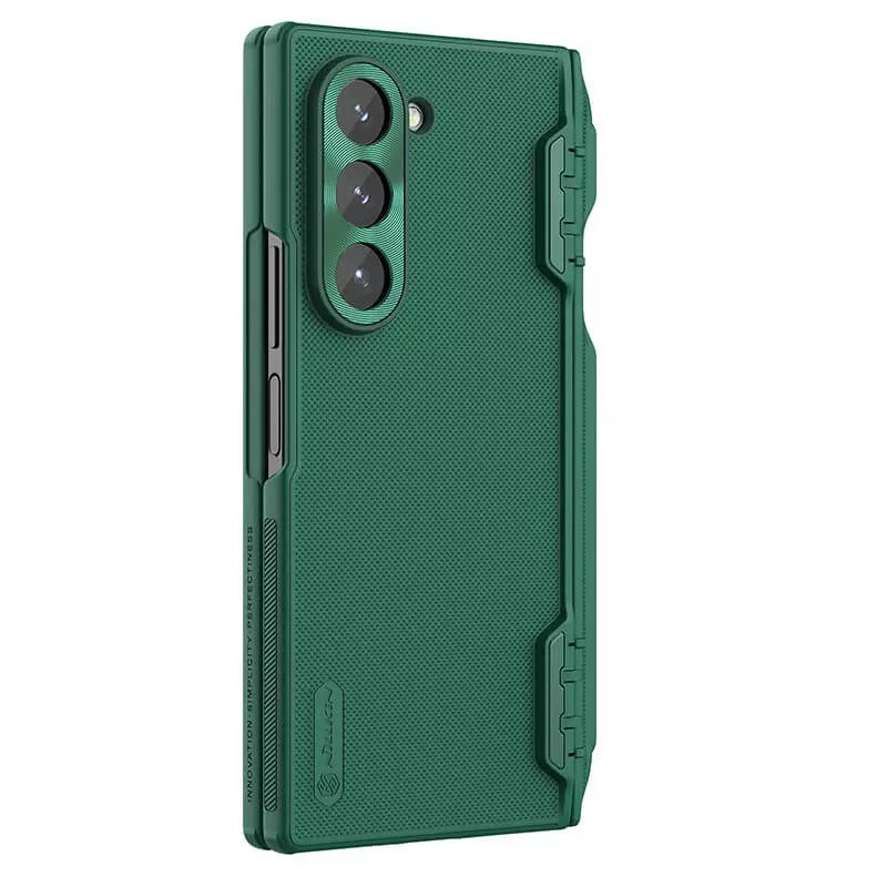 Samsung Galaxy Z Fold 6 5G Nillkin Super Frosted Shield Folding S Pen Holder Cover (Green)