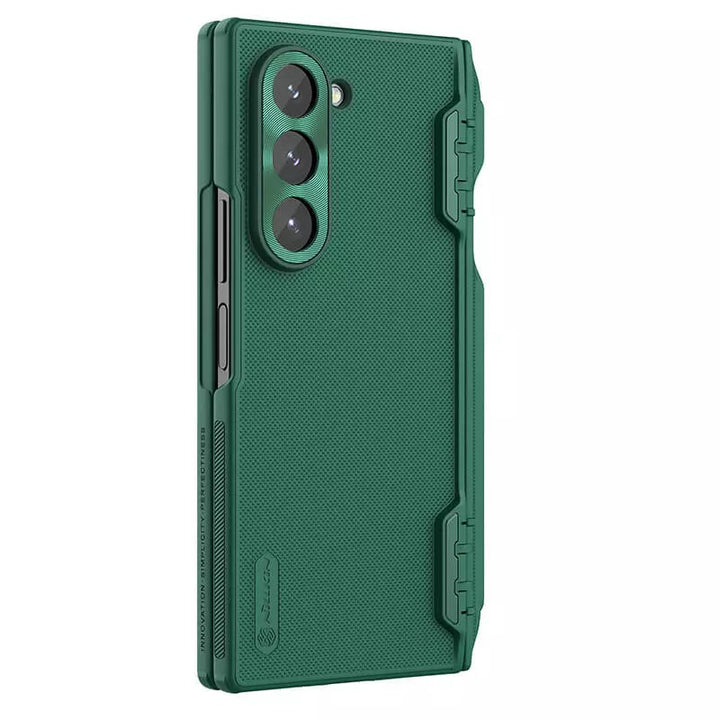 Samsung Galaxy Z Fold 6 5G Nillkin Super Frosted Shield Folding S Pen Holder Cover (Green)