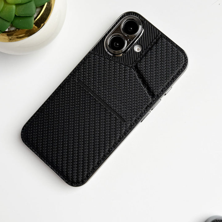 iPhone 16 Series PU Leather Multifunctional Card Holder case cover