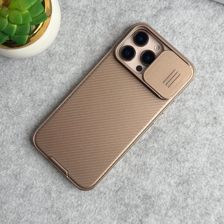 iPhone 16 Pro Max Camshield Pro Case Cover (Desert Golden)