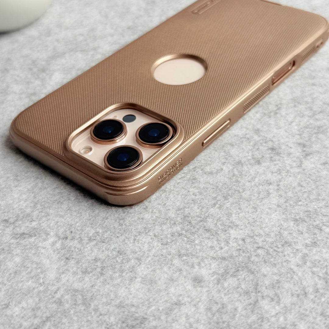 iPhone 16 Pro Max Super Frosted Shield Pro Case Cover (Desert Golden)