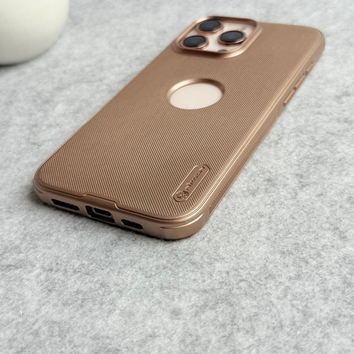 iPhone 16 Pro Max Super Frosted Shield Pro Case Cover (Desert Golden)