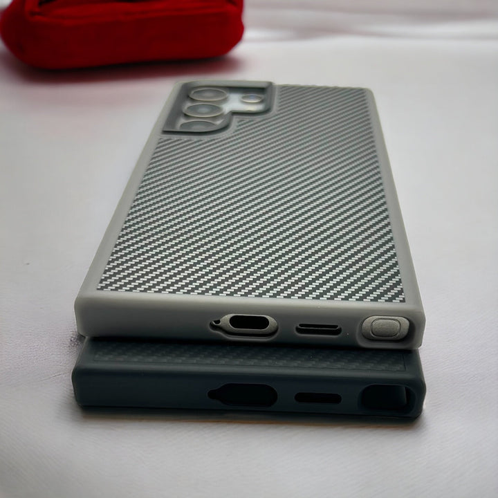 Samsung Galaxy S24 Ultra Premium Carbon Fiber Texture Case Cover