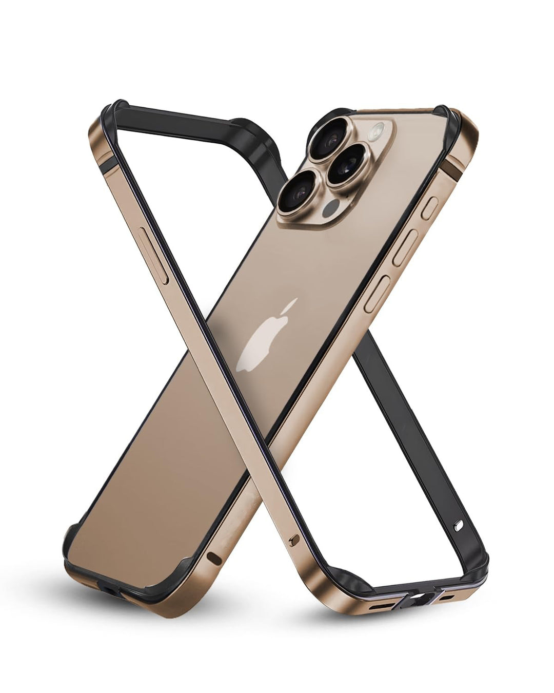 iPhone 16 Pro max chrome bumper protector Case