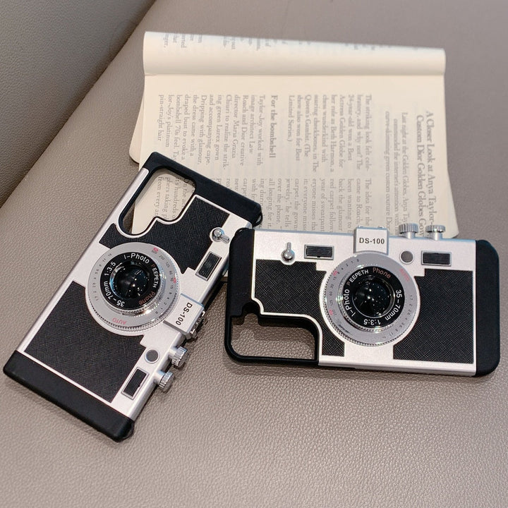 samsung Galaxy S24 Ultra 3D Retro Vintage Camera Case Cover