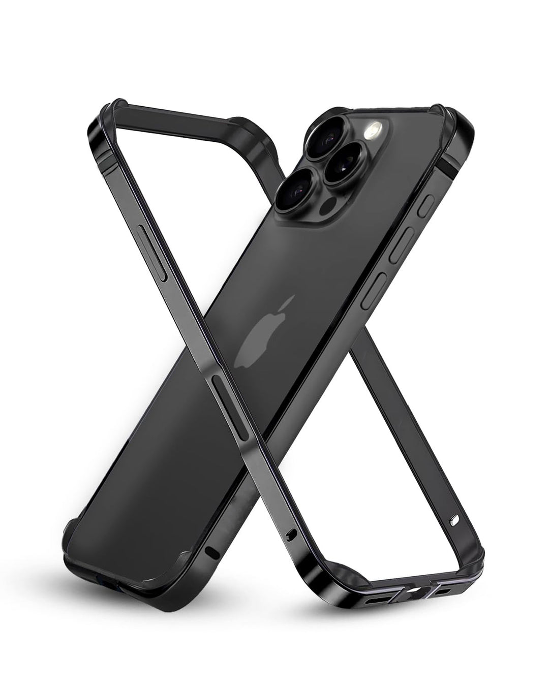 iPhone 16 Pro max chrome bumper protector Case