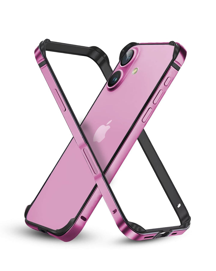 iPhone 16 / 16 Plus Chrome Bumper Protector Case