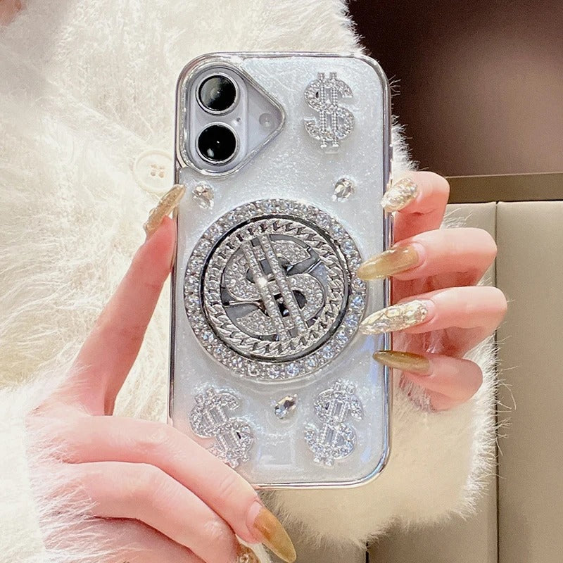 iPhone Premium Rotation Dollar Case