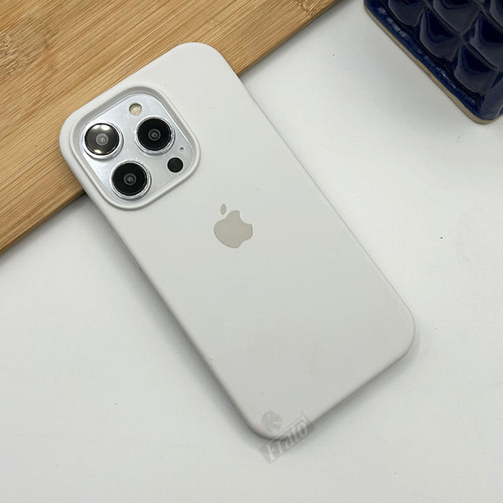 iPhone Silicone Case Cover (White)