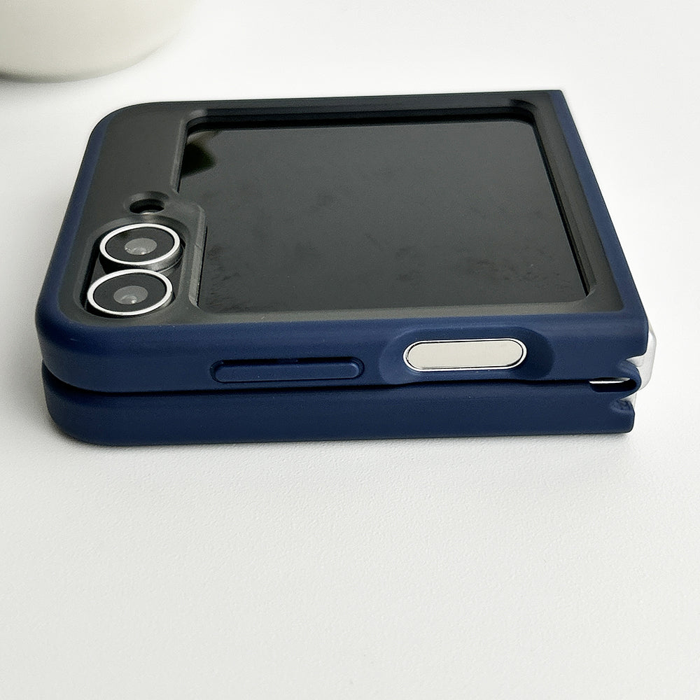 Samsung Galaxy Z Flip 6 Frosted Smoke Case With Magnetic Charging Ring