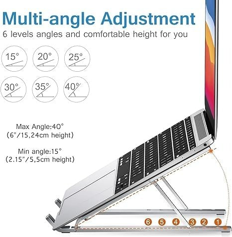 Adjustable Foldable Portable Laptop Stand