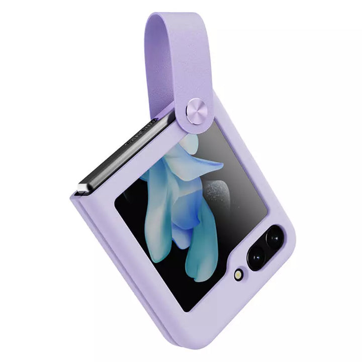 Samsung Galaxy Z Flip 5 Nillkin Finger Strap Liquid Silicone Case Cover