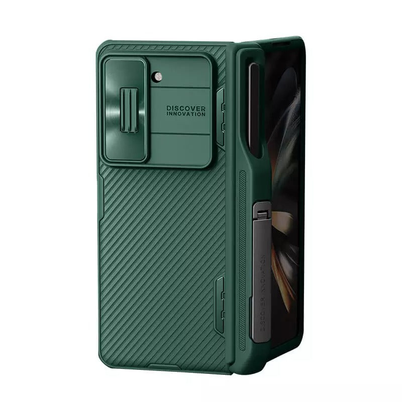 Samsung Galaxy Z Fold 5 Nillkin Camshield Camera Protective Case With S Pen Holder (Green)