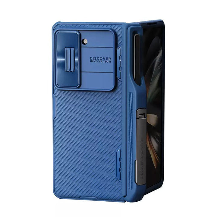 Samsung Galaxy Z Fold 5 Nillkin Camshield Camera Protective Case With S Pen Holder (Blue)