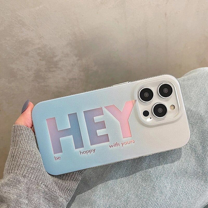 iPhone 15 Series Hey Design Cover Case