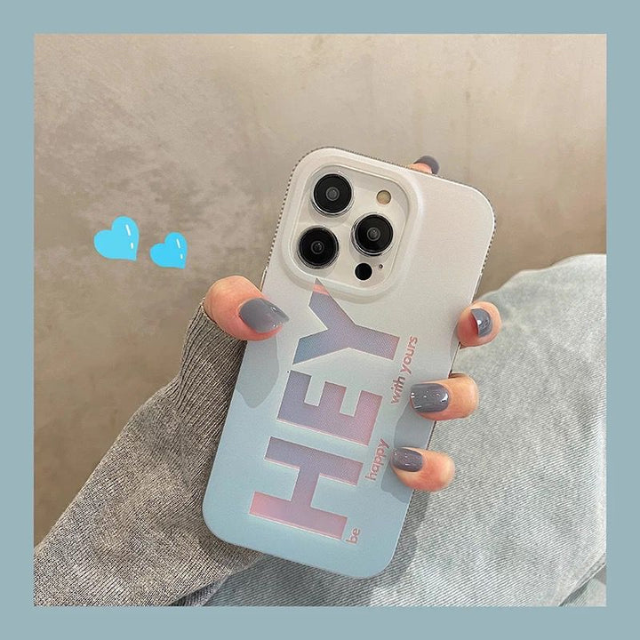 iPhone 15 Series Hey Design Cover Case