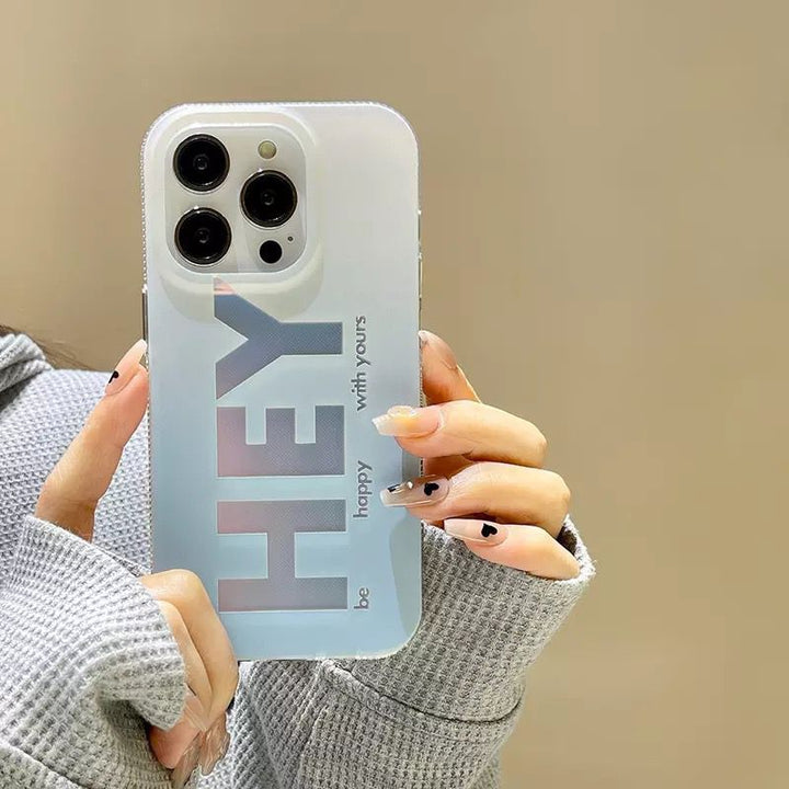 iPhone 15 Series Hey Design Cover Case