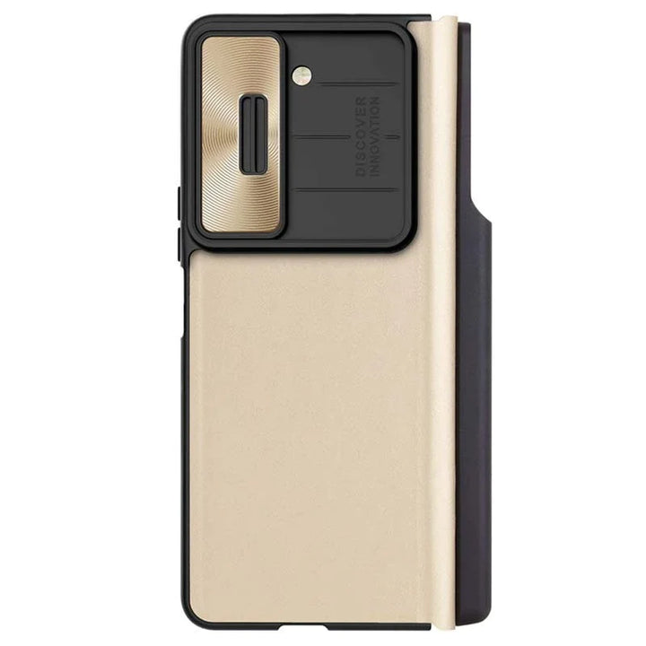 Samsung Galaxy Z Fold 5 Nillkin QIN Pro Flip Case - Gold