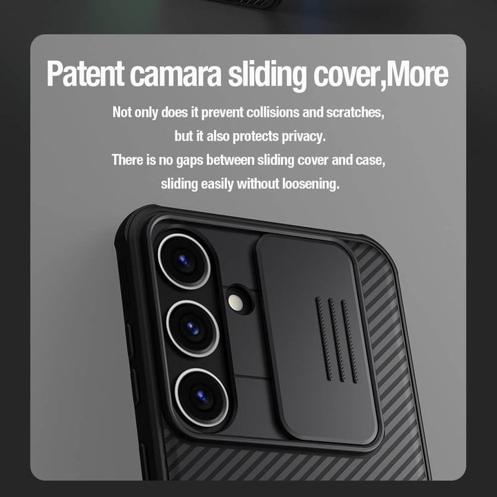 Samsung Galaxy S24 Camshield Case Cover (Black)