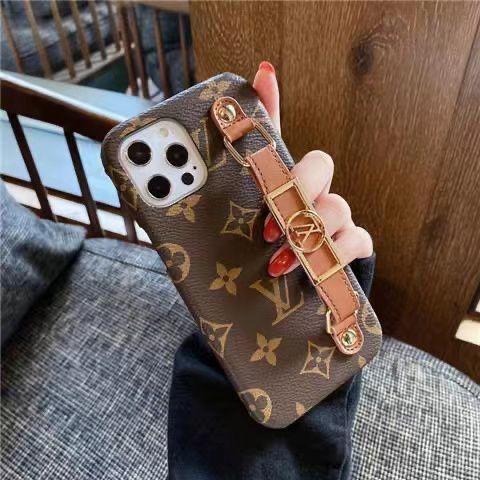 iPhone Luxury Brand Strap Holder Cover