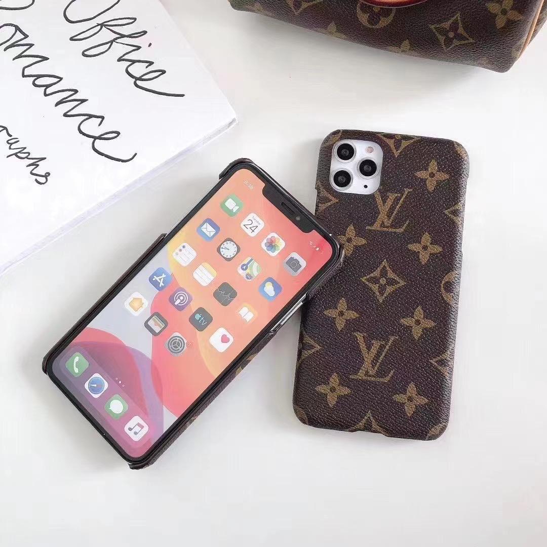 iPhone Luxury Brand Leather Case Cover