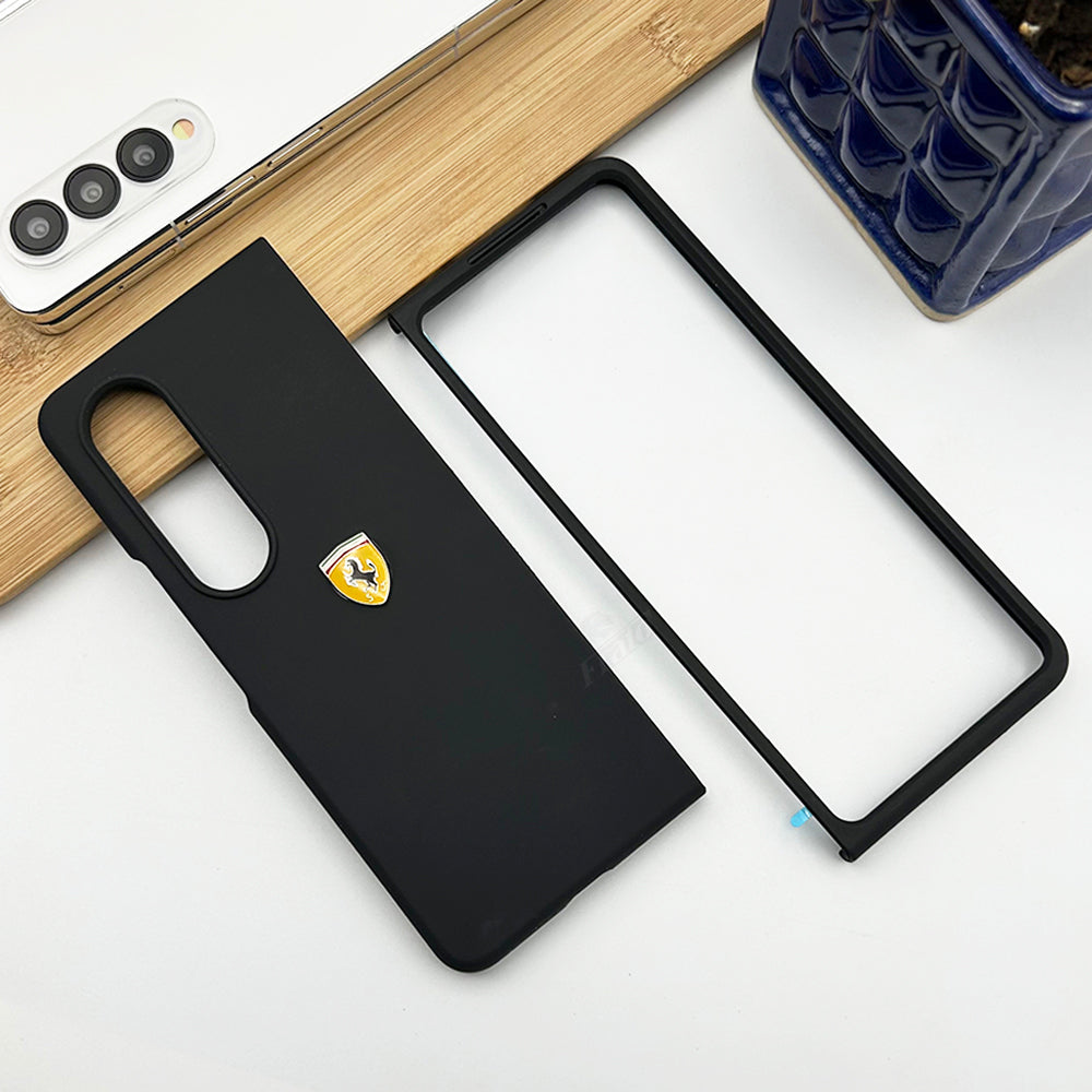 Samsung Fold 4 Ferrari Sports Car Logo Case Cover