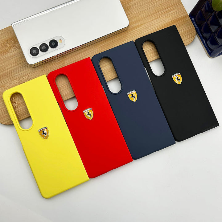 Samsung Fold 4 Ferrari Sports Car Logo Case Cover