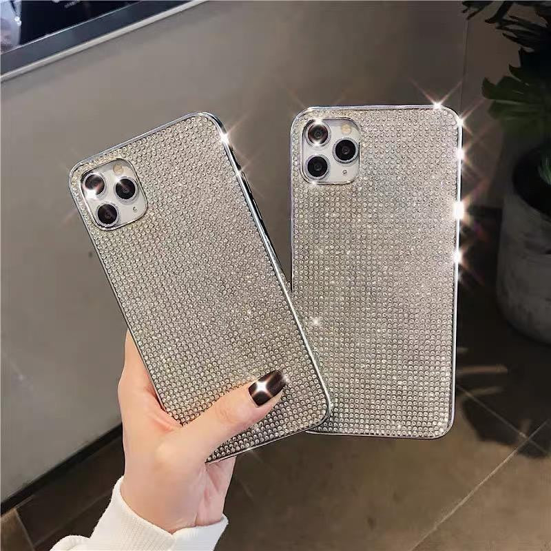 Luxury Diamond iPhone Case Cover Silver freeshipping - Case24x7