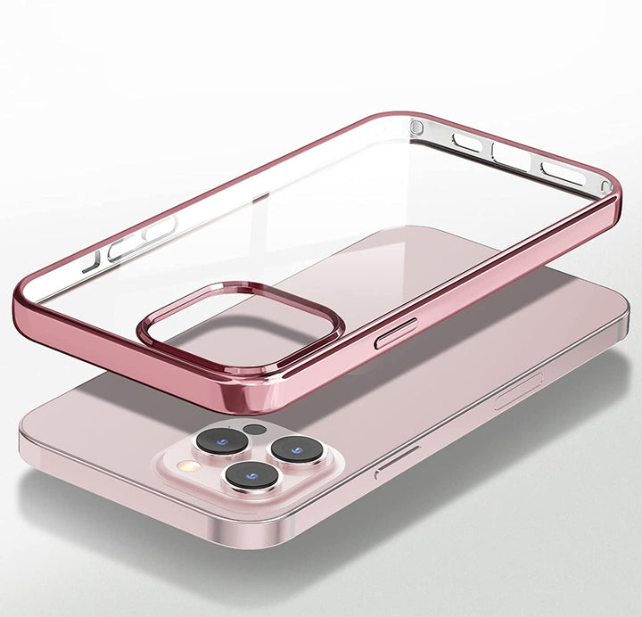 Cristal Clear Chrome Electroplated Bumper iPhone Cover