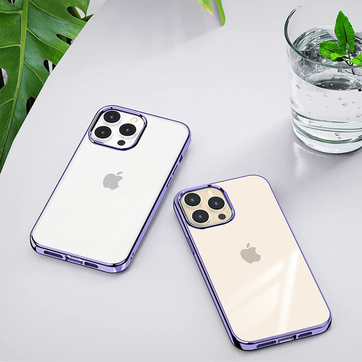 Cristal Clear Chrome Electroplated Bumper iPhone Cover