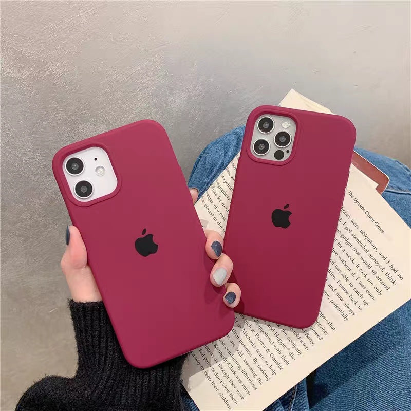 iPhone Liquid Silicone Case Cover ( PLUM ) freeshipping - Case24x7