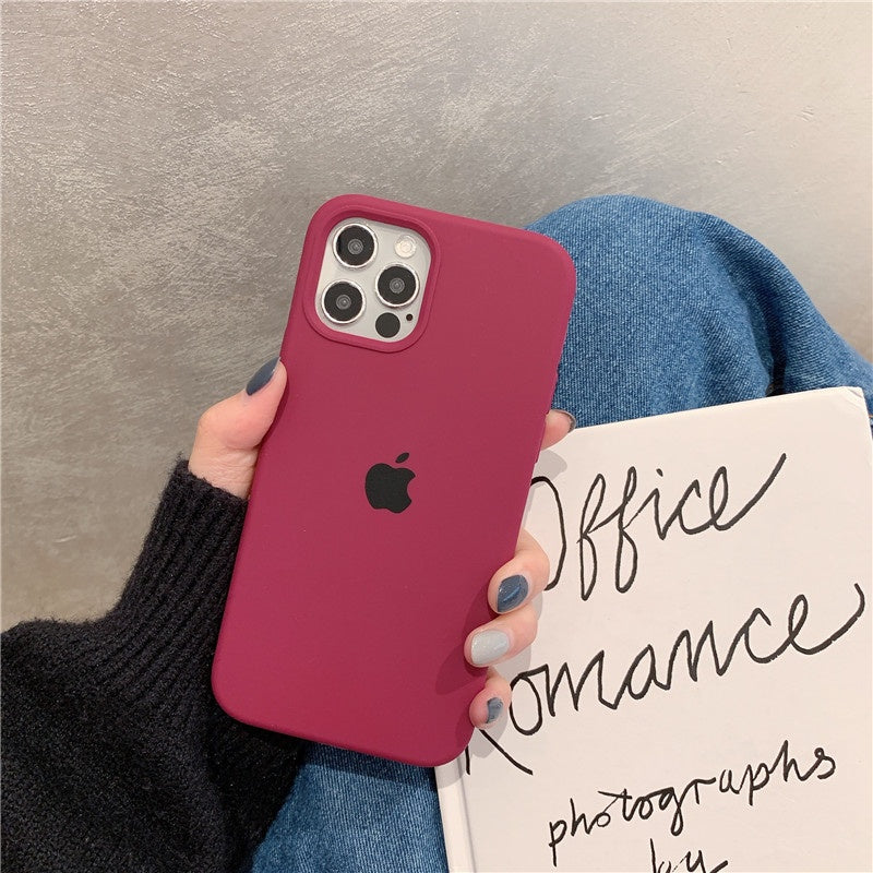 iPhone Liquid Silicone Case Cover ( PLUM ) freeshipping - Case24x7