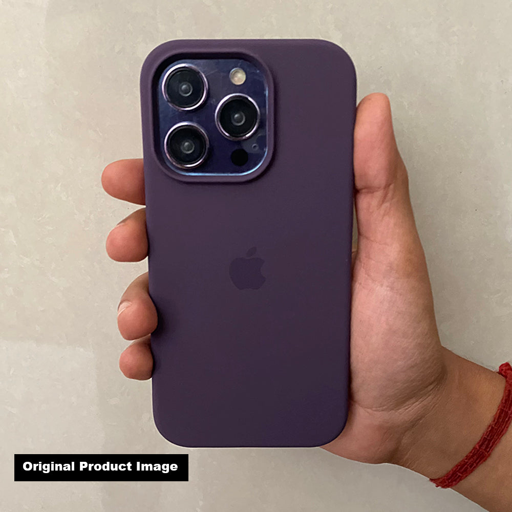 iPhone 14 / 14 Pro / 14 Pro Max Deep Purple Premium Silicone Cover